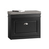 SoBuy FSR82-K-SCH Meuble Chaussure Banc d’Entrée - Banc à Chaussures avec Rangement à Abattant et Coussin - Rangement Chaussures pour Couloir ou Salon - Capacité 150kg, Noir, 61x24x51cm