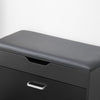 Prévente SoBuy FSR95-SCH Banc à Chaussures 1 abattant avec Assise Rabattable Coussin Rembourrée