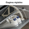 SoBuy FSR98-HG Banc à Chaussures Meuble à Chaussures avec Assise Coussin Rembourré et Abattant