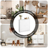 SoBuy FSR99-W Meuble à Chaussures Meuble Chaussures Entrée - 2 Abattants Fins Peu Encombrant + Rangement Compact pour 8-10 Paires - pour Couloir Appartement - Blanc 76x18x78cm
