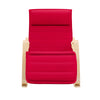 SoBuy FST16-R Rocking Chair, Fauteuil à bascule avec repose-pieds Fauteuil berçante