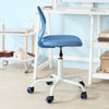 SoBuy FST64-BL Chaise de Bureau Ergonomique Fauteuil Pivotant Chaise pour Ordinateur Hauteur Réglable Bleu