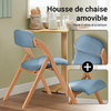 SoBuy FST92-BL Chaise Pliante Bois Rembourrée Ergonomique - Chaise de Cuisine et de Bureau Compacte pour Salle à Manger ou Salon, pour Petits Espaces, Bleu