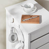 SoBuy FWT108-W Caisson de Bureau, Organiseur Bureau, Bout de Canapé, Table de Chevet, Armoire Rangement à 2 Tiroirs et 1 Porte
