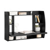 SoBuy FWT18-Sch Table Murale Bureau avec Étagère intégrée Armoire de Rangement Murale