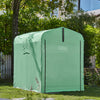 SoBuy KLS11-GR Abri de Jardin, Cabane de Jardin Exterieur Imperméable, abri Moto avec des Crochets, Garage pour Vélo et Outils, Abri Vélo, Rangement et Stockage, Vert, 120x176x163 cm