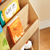 SoBuy KMB01-N Bibliothèque Enfant Rangement Jouet Enfant avec 3 Étagères et 2 Compartiments Ouverts Meuble Rangement Jouet Étagère Bibliothèque Porte-revues Naturel 73x30x80 cm