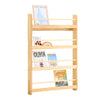 SoBuy KMB08-N Bibliotheque Enfant Étagère Livre Enfant 4 Niveaux Meuble Rangement Jouet Bibliothèque Meuble de Rangement Etagere Chambre Naturel 80x12x118cm