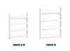SoBuy KMB08-W Bibliotheque Enfant Étagère Livre Enfant 4 Niveaux Meuble Rangement Jouet Bibliothèque Meuble de Rangement Etagere Chambre Blanc 80x12x118cm