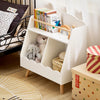 SoBuy KMB100-K-W Bibliothèque Enfant, Étagère à Livres, Étagère de Rangement Jouets pour Enfants,2 Compartiments Ouverts