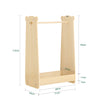 SoBuy KMB102-N Portant à vêtements Enfant, Penderie pour Enfants, Garde-Robe Enfants, Portant Vêtements Chambre Enfant en Forme d'ours