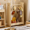 SoBuy KMB102-N Portant à vêtements Enfant, Penderie pour Enfants, Garde-Robe Enfants, Portant Vêtements Chambre Enfant en Forme d'ours