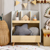 SoBuy KMB105-HG Bibliothèque Enfant Étagère de Rangement Jouets pour Enfants Étagère à Livres pour Garçon, Fille