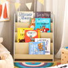 SoBuy KMB106-HG Bibliothèque Étagère à Livres pour Enfant, Étagère de Rangement Jouets et Livres pour Chambre d'enfant, Meuble Rangement Enfant avec 4 Compartiments Ouverts, 61 x 30 x 71 cm
