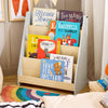 SoBuy KMB106-HG Bibliothèque Étagère à Livres pour Enfant, Étagère de Rangement Jouets et Livres pour Chambre d'enfant, Meuble Rangement Enfant avec 4 Compartiments Ouverts, 61 x 30 x 71 cm