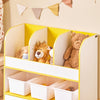 SoBuy KMB107-G Meuble Rangement Enfant pour Jouets et Livres, Organisateur de Jouets, Étagère à Livres pour Chambre d'enfant