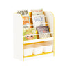 SoBuy KMB108-G Étagère à Livres et Jouets, Bibliothèque Enfant, Étagère de Rangement pour Chambre Enfant