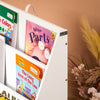 SoBuy KMB112-W Bibliothèque Enfant avec 4 Étagères et 1 Tiroir