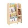 SoBuy KMB114-GR Bibliothèque Enfant Étagère de Rangement pour Enfants Étagère à Livres pour Chambre Enfant, Meuble de Rangement pour Enfants avec 4 Étagères et 3 Compartiments, Vert, 63x30x90cm