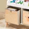 SoBuy KMB115-W Bibliothèque Enfant avec 4 Étagères et 2 Boîtes de Rangement