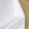 SoBuy KMB118-W Bibliothèque Enfant Meuble Rangement Jouet Enfant avec 3 Compartiments Petite Bibliotheque Livre 3 Niveaux Etagere Chambre Blanc 100x30x80cm