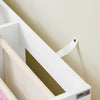 SoBuy KMB119-W Bibliotheque Enfant 3 Niveaux Bibliothèque Montessori avec Rangement Jouet et Paniers Tissu Meuble Chambre Enfant Etagere Chambre Blanc 80x40x80cm