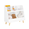 SoBuy KMB19-W Bibliothèque Étagère à Livres Enfants Étagère de Rangement Jouets pour Enfants