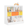 SoBuy KMB26-W Bibliothèque Meuble de Rangement pour Livres et Jouets Étagère de Rangement