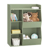 SoBuy KMB55-K-GR Bibliothèque Enfant Rangement Jouet Enfant avec 5 Compartiments Meuble Rangement Jouet Étagère Bibliothèque Porte-revues Vert 80x34x104cm