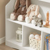 SoBuy KMB57-W Bibliothèque pour Enfant Étagère Enfant Étagère à Jouets Rangement pour Livres et Jouets Meuble Enfant