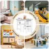 SoBuy KMB60-HG Ensemble Table et Chaise Enfant avec 1 porte-rouleau de papier, 1 sortie de papier, 1locateur de papier et 3 emplacements pour stylos