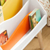 SoBuy KMB63-W Bibliothèque pour Enfant, Étagère à Livres avec 4 Compartiments Ouverts