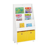 SoBuy KMB69-W Bibliothèque pour Enfant, Étagère à Livres, Étagère à Jouets à 3 Niveaux avec 2 Boîtes de Rangement