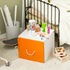 SoBuy KMB74-W Boîte de Rangement pour Enfant, Coffre à Jouets, Bac de Rangement avec 1 Tiroir