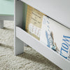SoBuy KMB88-HG Ensemble Table Enfant avec 2 Chaises Enfants, Bureau Enfant avec 2 étagères à Livres latérales, Gris Clair et Vert Clair