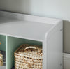 SoBuy KMB89-HG Bibliothèque pour Enfant, Banc Étagère de Rangement pour Jouets et Livres, Étagère à Livres pour Garçon Fille, 5 Compartiments