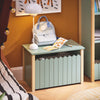SoBuy KMB96-GR Coffre à Jouet pour Enfants Table de Chevet pour Chambre d’Enfant avec 1 Tiroir à roulettes
