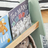 SoBuy KMB99-GR Bibliothèque Enfant à roulettes Étagère à Livres Enfant Étagère pour Chambre d'enfant avec 3 étagères et 4 roulettes