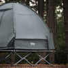 SoBuy OGS32-II-L-HG Tente de Camping extérieure Tente Double avec Crochet pour Lampe et Sacs de Rangement pour Chaussures Tentes 3-en-1 pour 2 Personnes, 193x188x145 cm