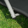 SoBuy OGS38-SCH Chaise Longue Transat de Jardin Bascule avec Appui-tête