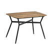 SoBuy OGT49-F Ensemble de Table à manger et 4 Chaises Table de Cuisine Set de 5 Pièces Cadre en Acier Table