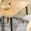 SoBuy OGT52-N Ensemble de Table à Manger 5 Pièces avec Chaises Confortables, Ensemble Table et Chaises 4, Table de Cuisine Compacte pour Petits Espaces, Idéale pour Salle à Manger, Cuisine, Salon