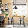 SoBuy OGT52-N Ensemble de Table à Manger 5 Pièces avec Chaises Confortables, Ensemble Table et Chaises 4, Table de Cuisine Compacte pour Petits Espaces, Idéale pour Salle à Manger, Cuisine, Salon