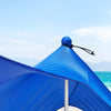 SoBuy OZT01-DB Abri de Plage Lycra Polyester UPF30, Tente de Plage Portable, Parasol de Plage, Ombre Tente, Auvent de Plage avec Sac de Transport