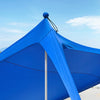SoBuy OZT01-DB Abri de Plage Lycra Polyester UPF30, Tente de Plage Portable, Parasol de Plage, Ombre Tente, Auvent de Plage avec Sac de Transport