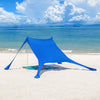 SoBuy OZT01-DB Abri de Plage Lycra Polyester UPF30, Tente de Plage Portable, Parasol de Plage, Ombre Tente, Auvent de Plage avec Sac de Transport