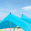 SoBuy OZT01-HB Abri de Plage Lycra Polyester UPF30, Tente de Plage Portable, Parasol de Plage, Ombre Tente, Auvent de Plage avec Sac de Transport