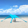 SoBuy OZT01-HB Abri de Plage Lycra Polyester UPF30, Tente de Plage Portable, Parasol de Plage, Ombre Tente, Auvent de Plage avec Sac de Transport