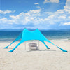 SoBuy OZT01-HB Abri de Plage Lycra Polyester UPF30, Tente de Plage Portable, Parasol de Plage, Ombre Tente, Auvent de Plage avec Sac de Transport