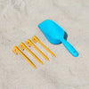 SoBuy OZT02-HB Tente de Plage Portable, Abris de Plage Lycra Polyester Anti UV UPF30, Parasol de Plage Turquoise